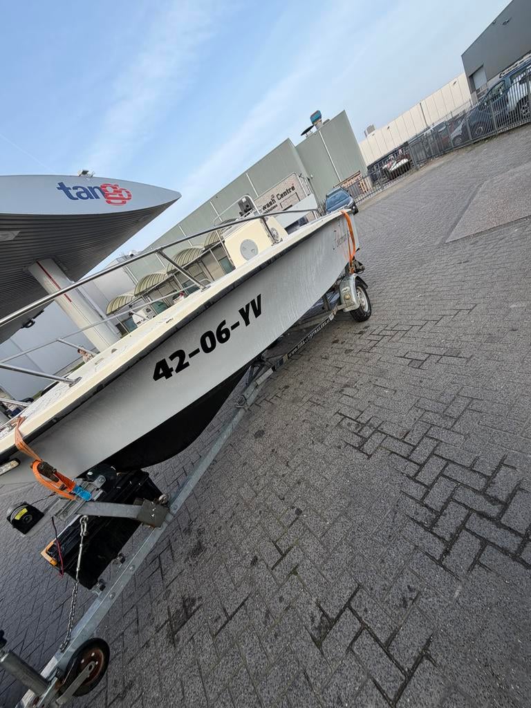 Fisherman 500 met Yamaha 40pk en Pega trailer / console boot, Ophalen, Gebruikt, 30 tot 50 pk, Buitenboordmotor