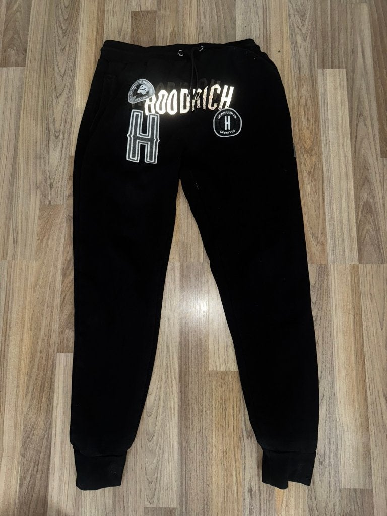 Hoodrich m medium broek zwart zwarte pants joggingbroek, Zwart, Hoodrich, Gedragen, Verzenden