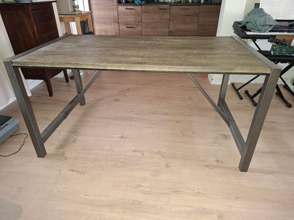 Eettafel, Ophalen, 50 tot 100 cm, Zo goed als nieuw, Vijf personen of meer