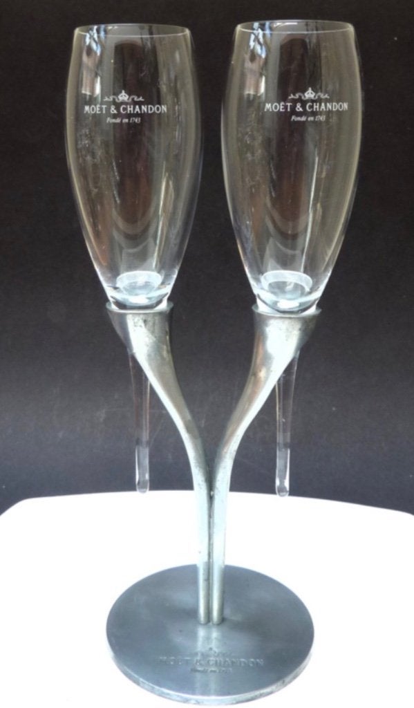 Moet Chandon Philippe di Meo design champagneglazen, Ophalen of Verzenden, Zo goed als nieuw, Overige typen