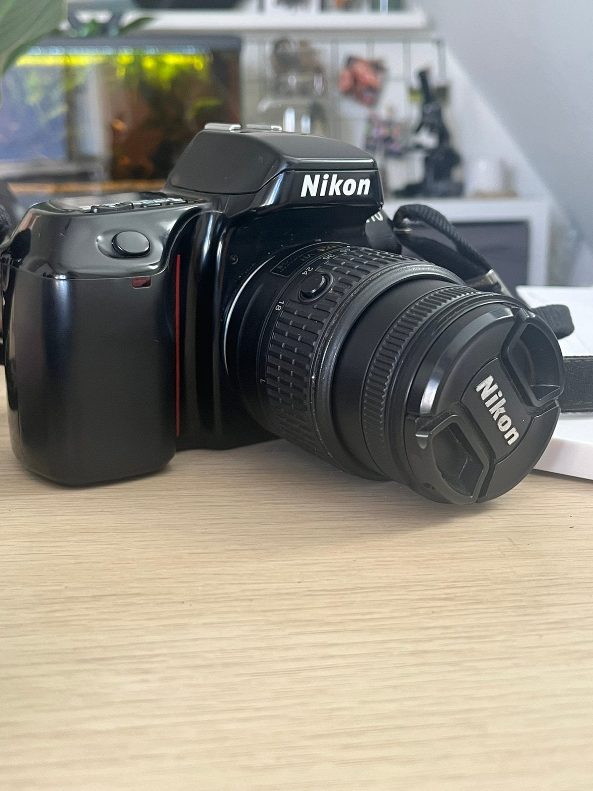 Nikon F70, Audio, Tv en Foto, Fotocamera's Analoog, Ophalen of Verzenden, Gebruikt, Spiegelreflex, Nikon