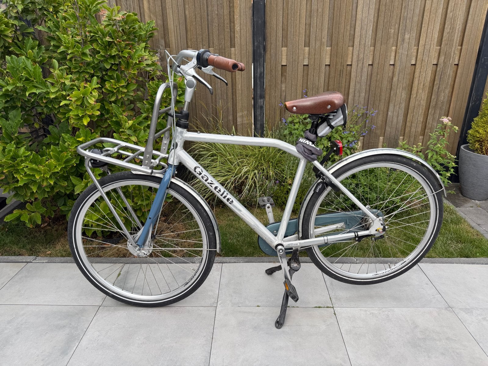 Gazelle Transportfiets Heavy Duty NL, Ophalen, 53 tot 56 cm, Velgrem, Versnellingen