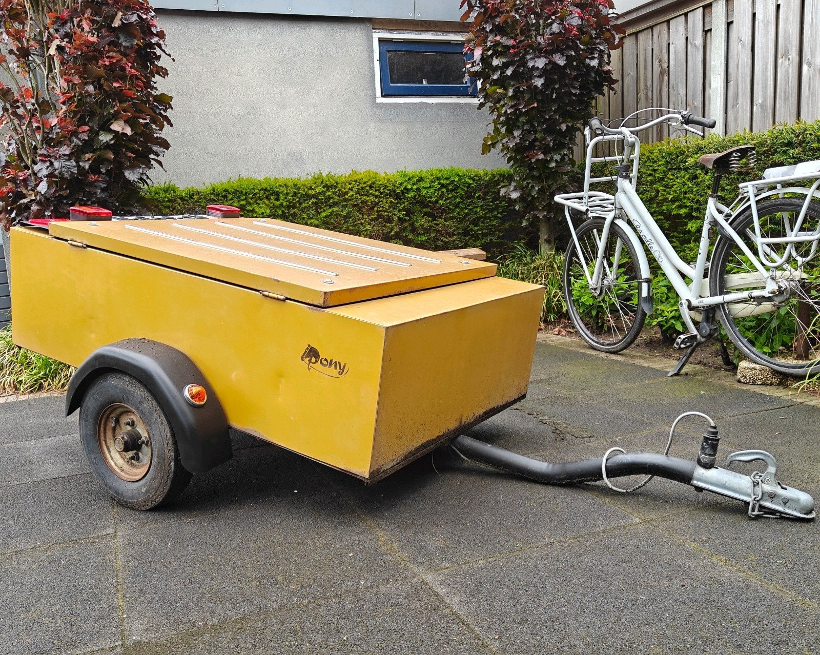 Kleine bagage aanhanger / vakantie kar, Ophalen, Gebruikt, 80 kg of meer
