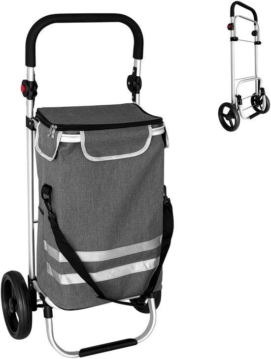 Boodschappentrolley - 45 l - grijs, Diversen, Rollators, Nieuw, Ophalen of Verzenden