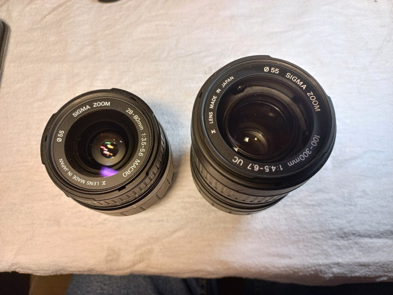 Sigma 28 80mm D macro 1:2 en 100 300mm D voor Nikon, Ophalen of Verzenden, Gebruikt, Overige typen, Zoom