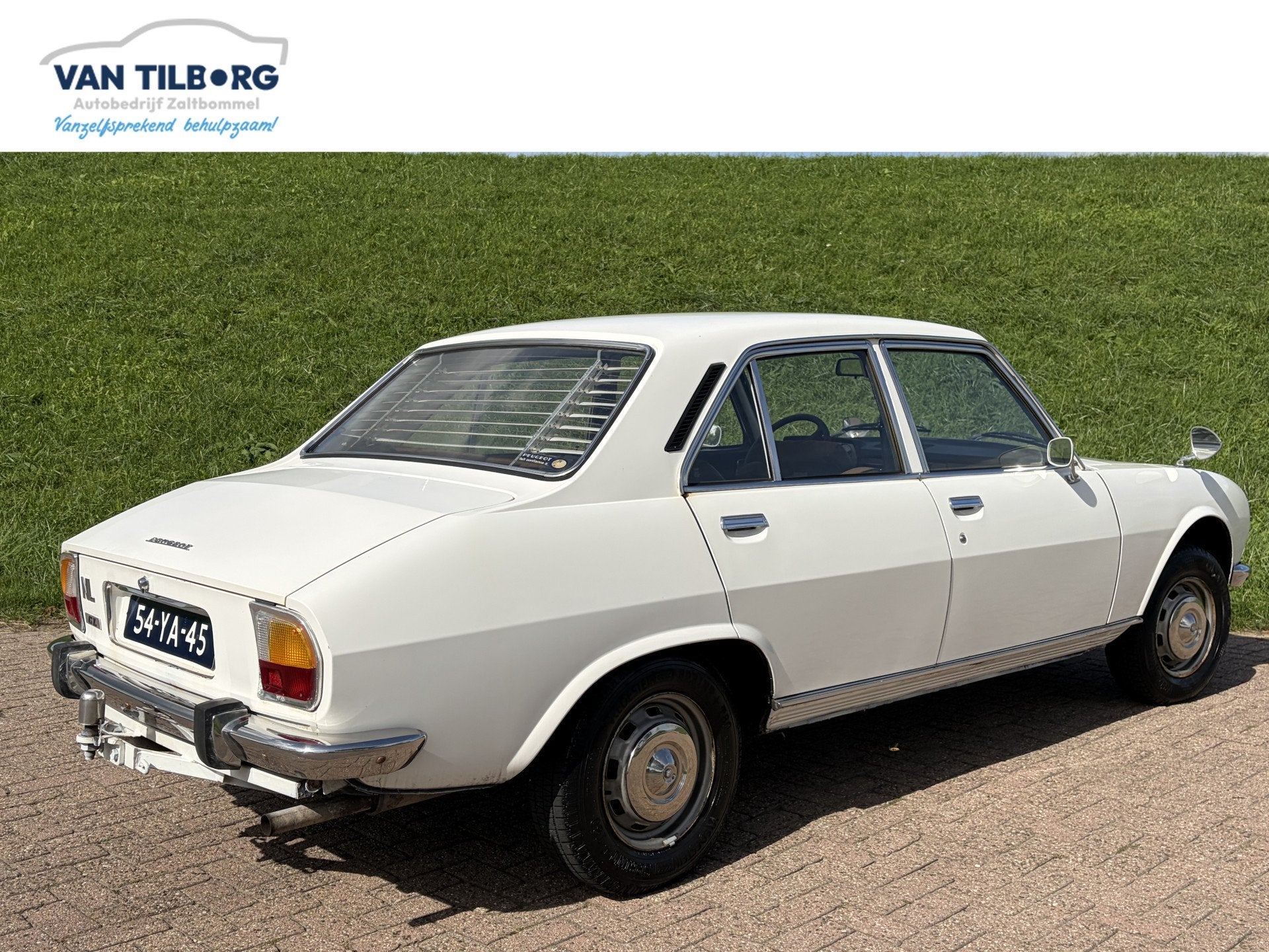 Peugeot 504 A11 GL OPRUIMING | OUTLETDEAL | LIEFHEBBER OPGEL, Auto's, Stof, Overige carrosserieën, Wit, Handgeschakeld