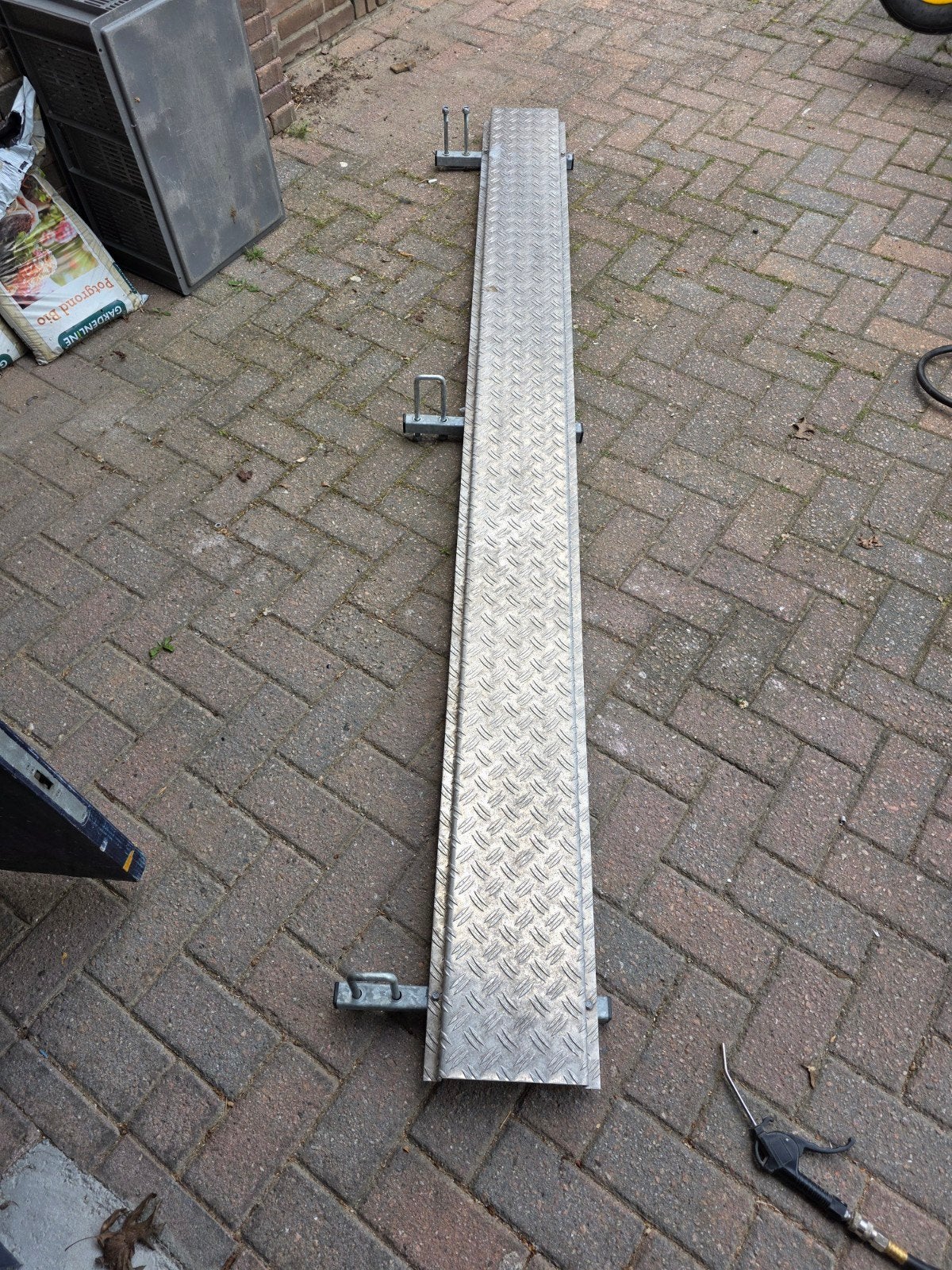 Originele Pega aluminium loopplank incl bevestiging, Ophalen of Verzenden, Motorboot