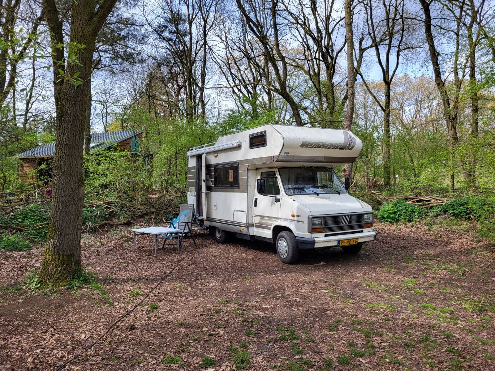 6 persoons Hymer camper te koop. 2 jaar APK, Caravans en Kamperen, Campers, Particulier, tot en met 6, Alkoof, Hymer, Fiat, 5 tot 6 meter