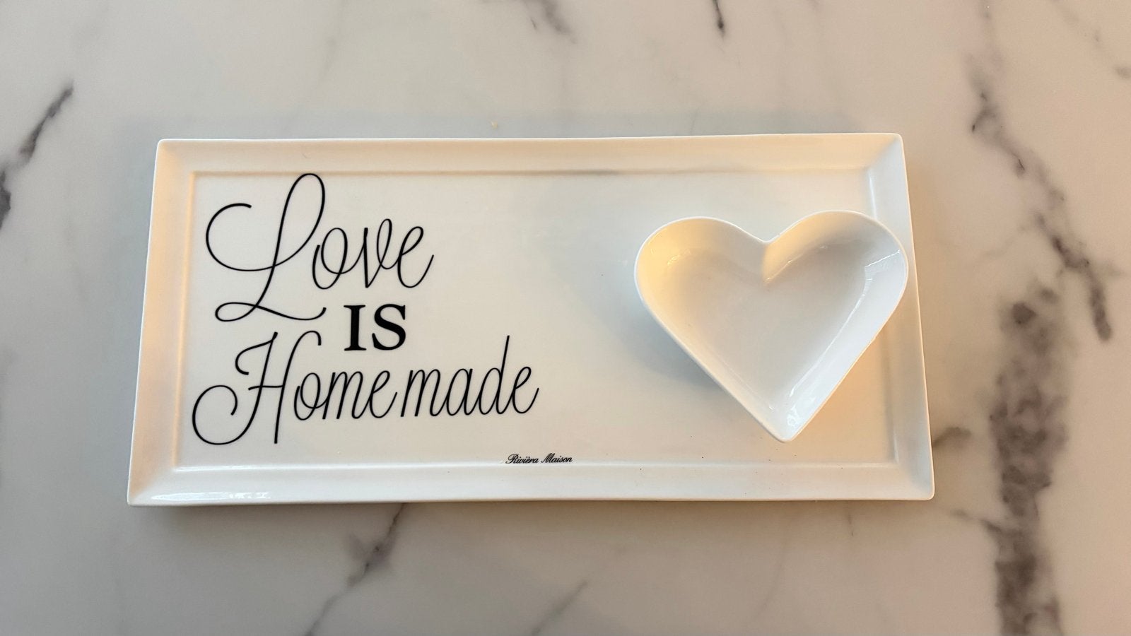 Riviera Maison Dienblad 'Love is Homemade' Nieuw, Huis en Inrichting, Ophalen of Verzenden, Nieuw, Overige merken, Dienblad