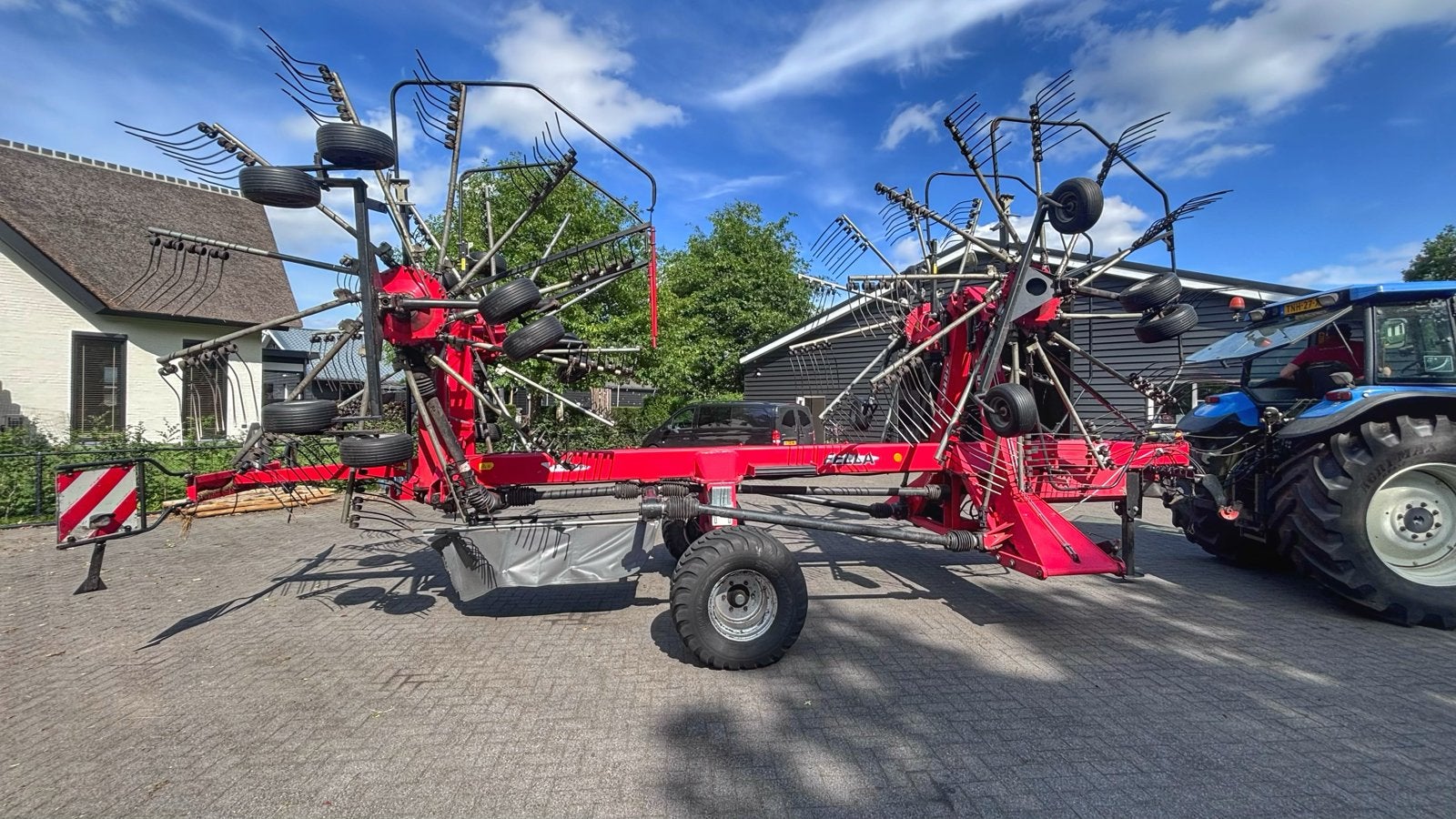 Fella 4 rotor hark TS4000, Ophalen