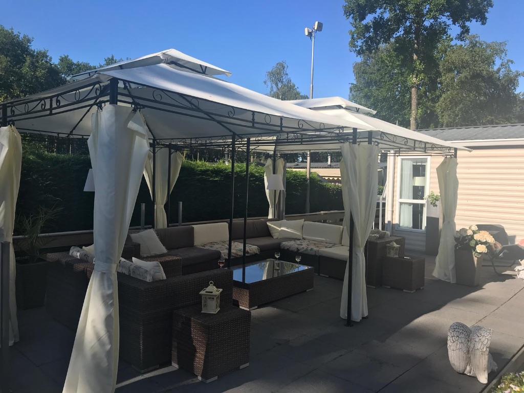 te koop luxe stacaravan (chalet) in Rucphen, Caravans en Kamperen, Stacaravans, Tot en met 2