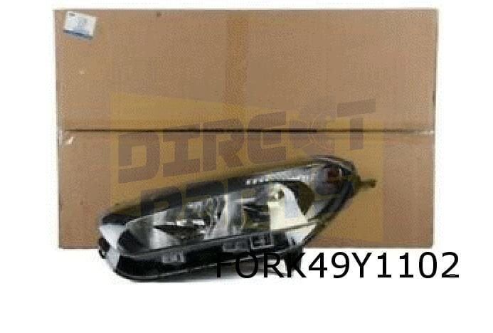 Ford Transit Courier koplamp Links (zwart) Origineel!  22690, -, Verzenden, -, Nieuw