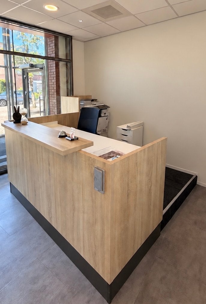 Mooie houten balie in goede staat!, Receptie of Entree, Ophalen of Verzenden, Gebruikt, Overige typen