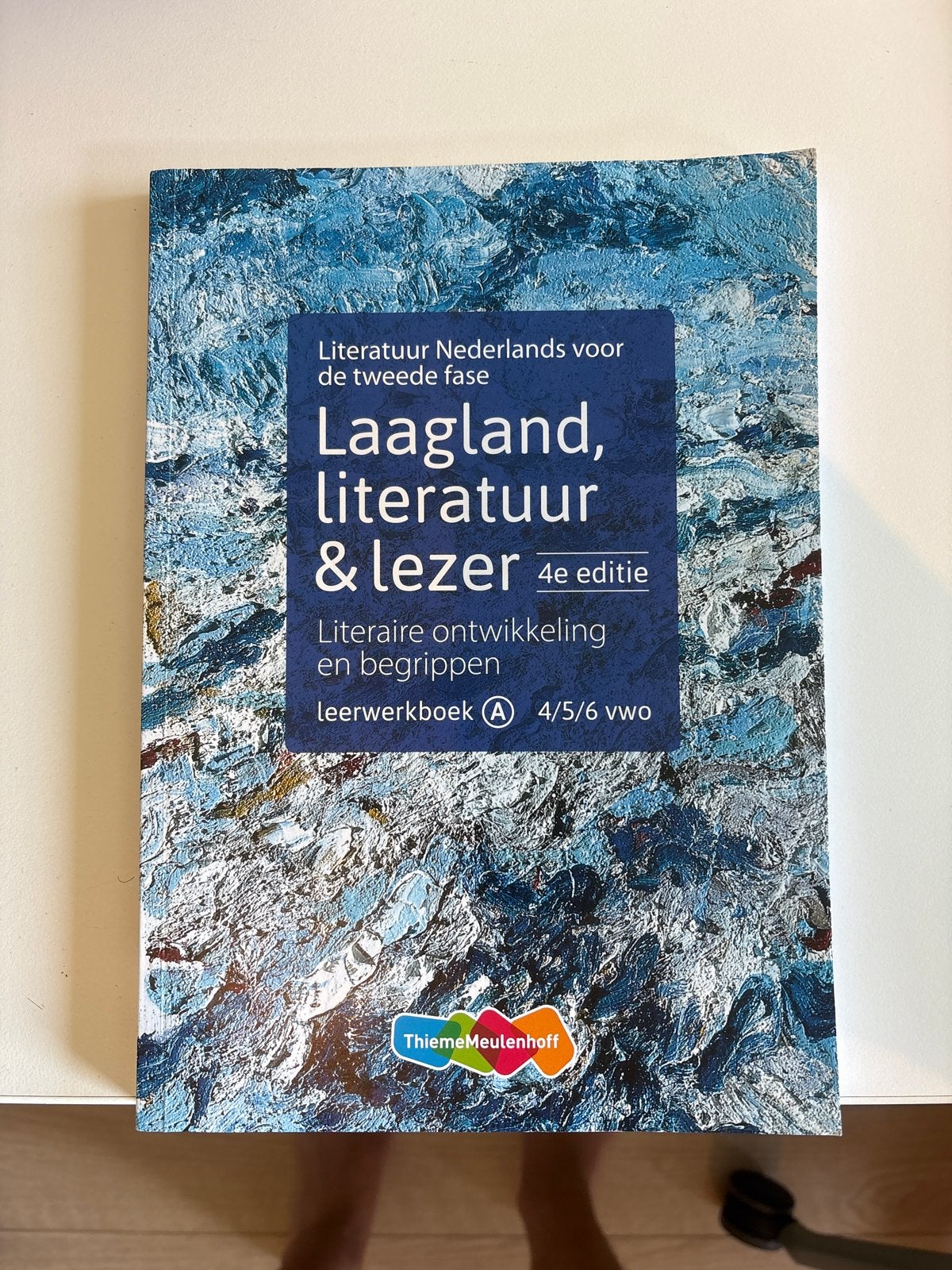Laagland, literatuur & lezer 4e editie 4/5/6 vwo leerwerkboe, Boeken, Ophalen of Verzenden, Zo goed als nieuw, VWO, Nederlands