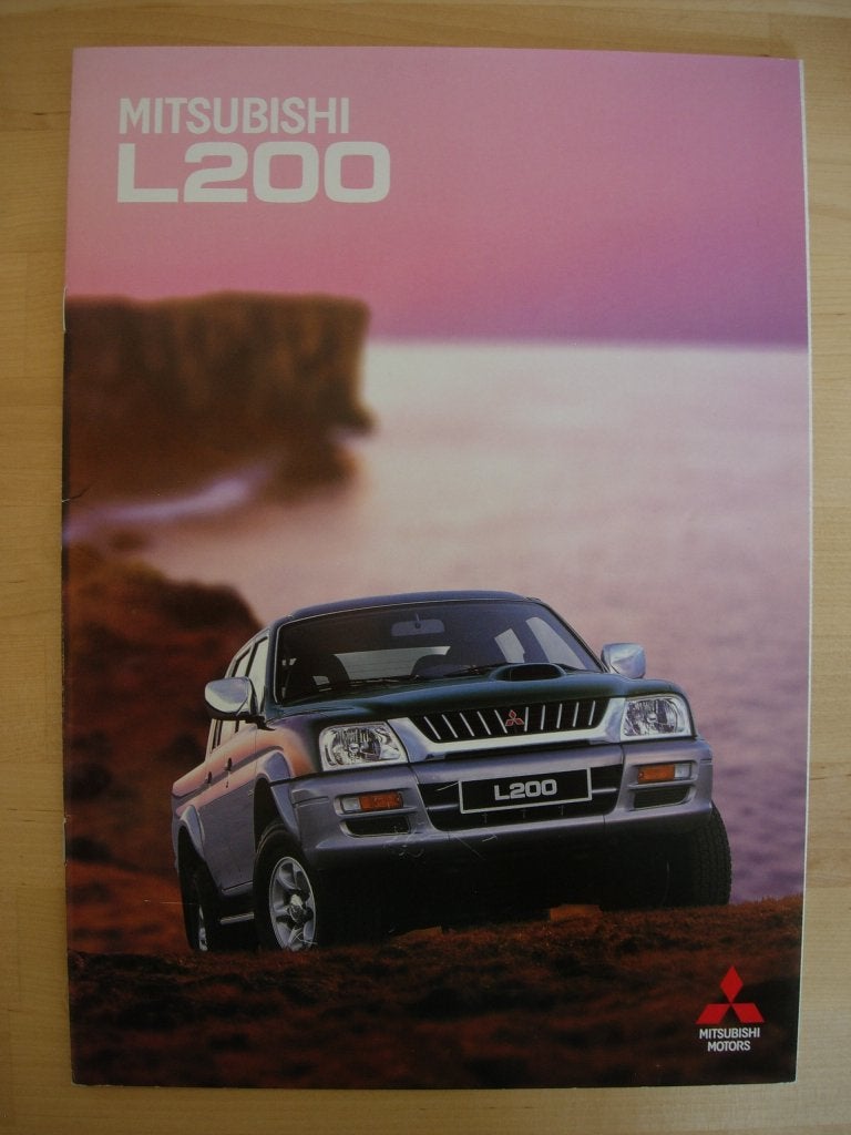 Mitsubishi L200 Pick-Up Brochure 1999 – Pickup L-200, Mitsubishi, Ophalen of Verzenden, Mitsubishi, Zo goed als nieuw