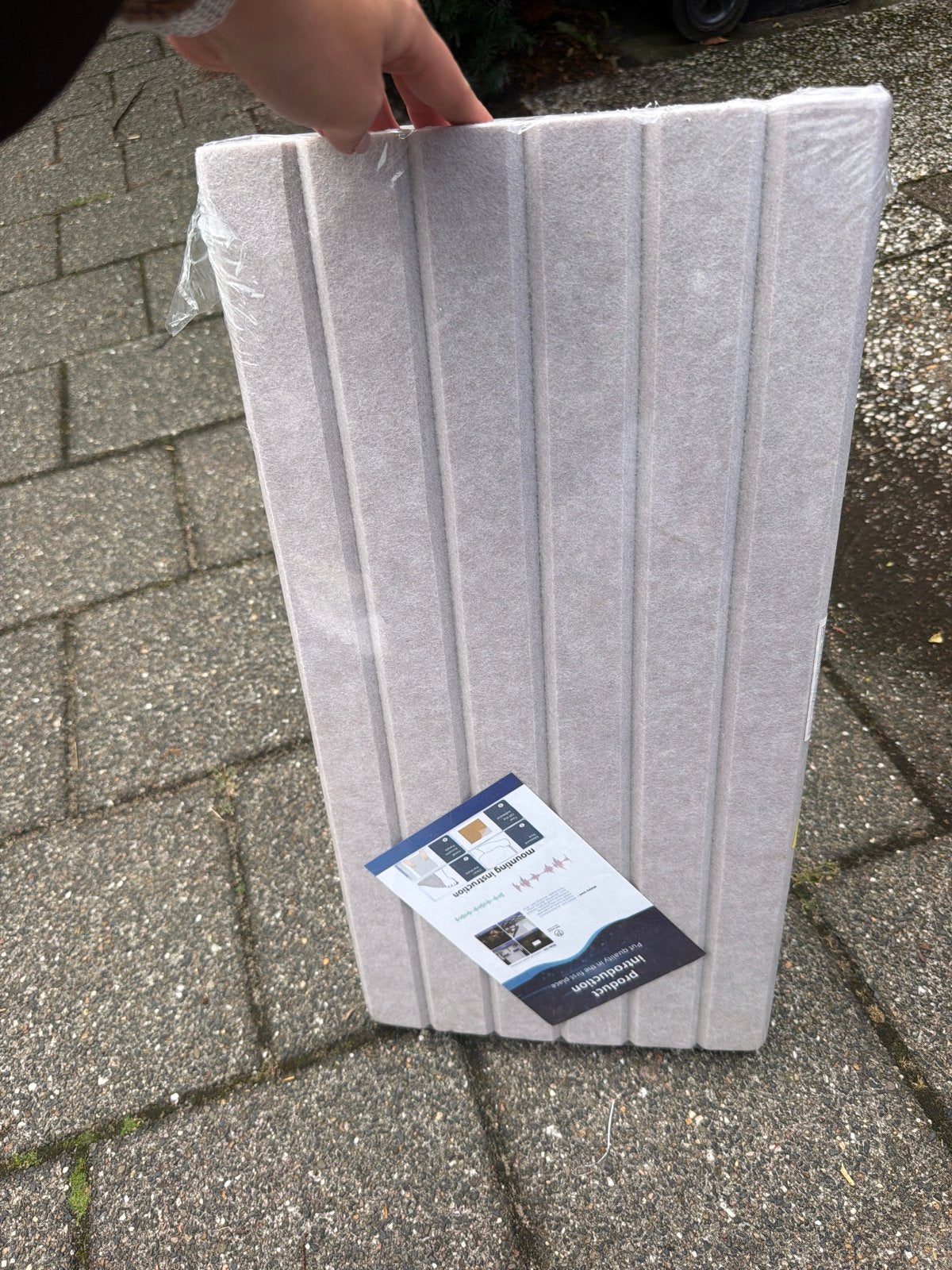 Nieuwe akoestische panelen voor geluidsisolatie, Overige materialen, Nieuw, Minder dan 5 m², Muurisolatie