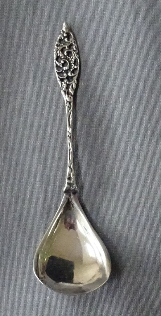 antieke suikerschep zilver, Ophalen of Verzenden