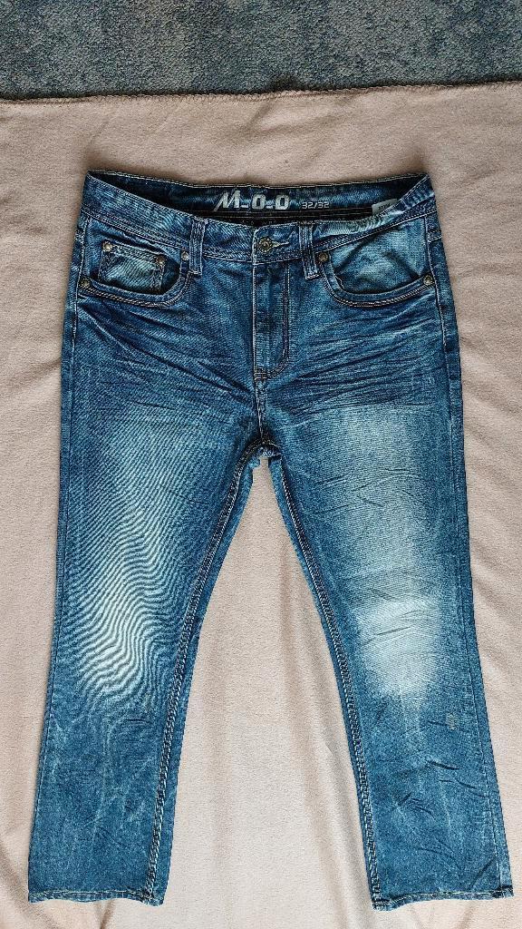 M.O.D. heren jeans maat 32/ 32, M.o.d., W32 (confectie 46) of kleiner, Gedragen, Verzenden