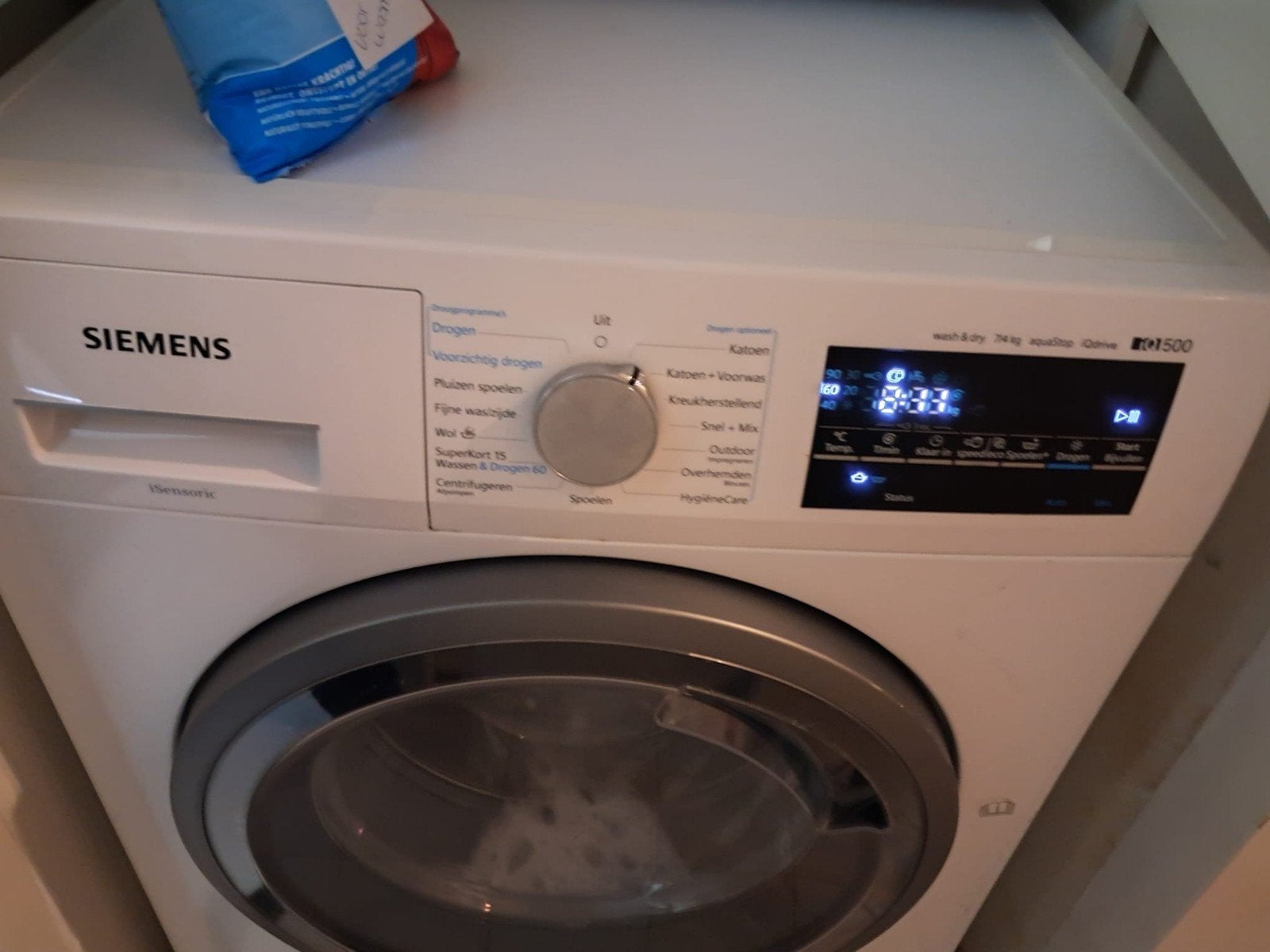 wasmachine, Witgoed en Apparatuur, Wasmachines, Ophalen, 1200 tot 1600 toeren