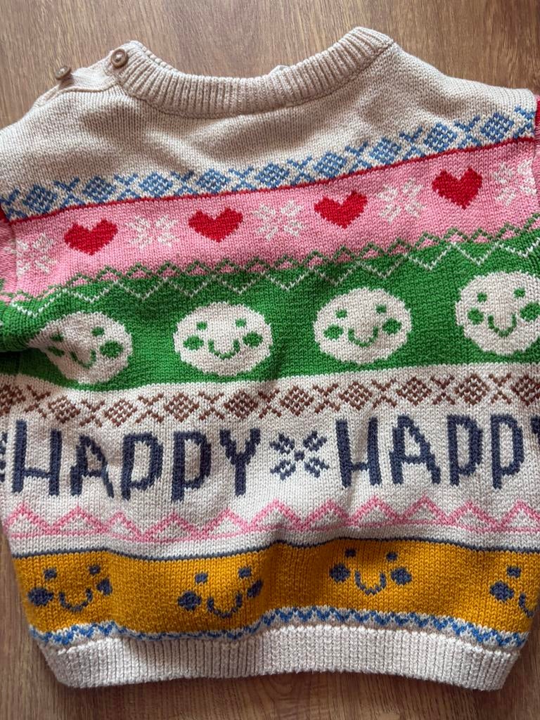 Hema trui maat 80, Ophalen of Verzenden, Zo goed als nieuw, Meisje, Truitje of Vestje