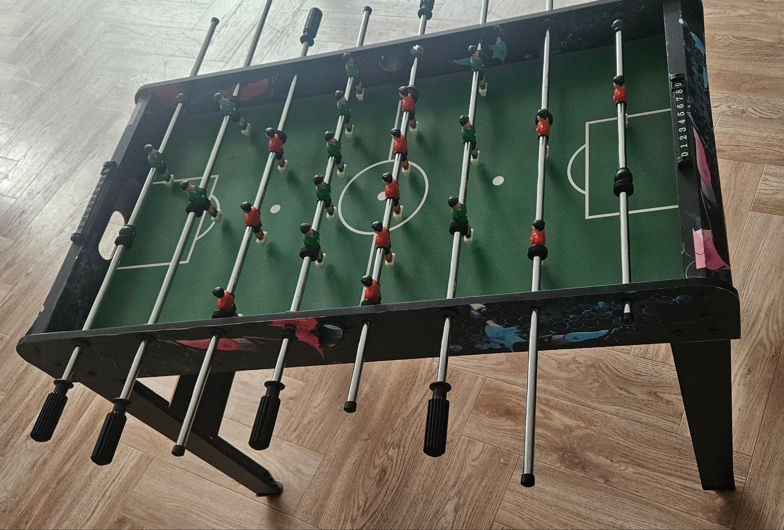 Tafelvoetbalspel, Ophalen, Gebruikt