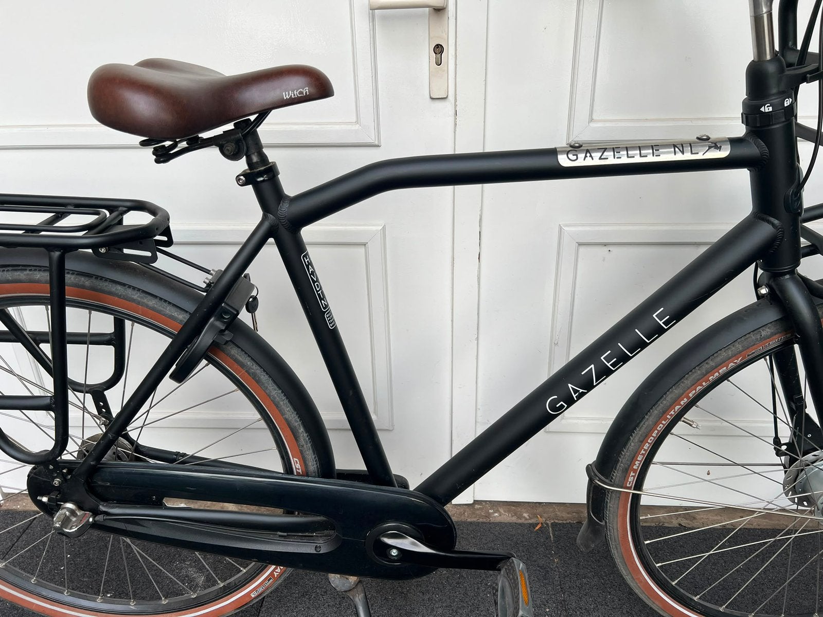Gazelle Heavy Duty Transport Heren/Jongensfiets Nieuwstraat, Ophalen, Versnellingen, Zo goed als nieuw, 57 tot 61 cm