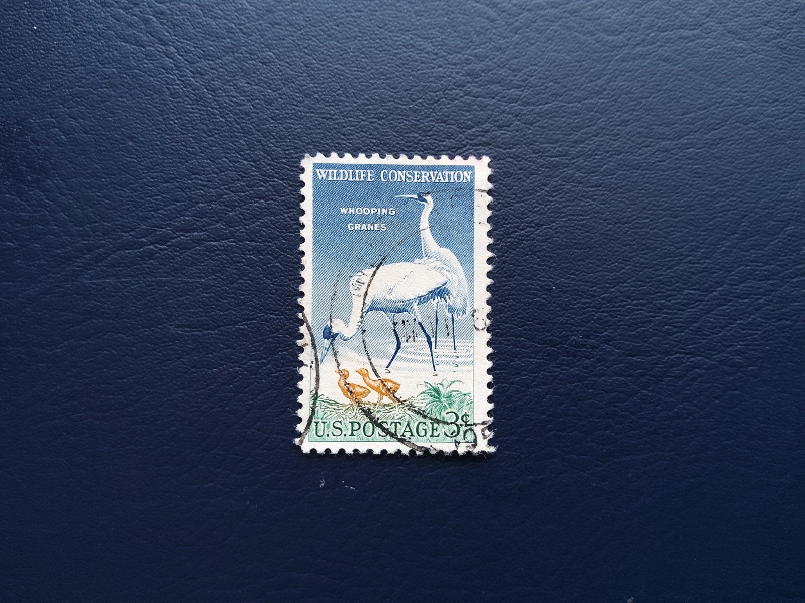 USA  postzegel: Whooping Cranes - Wildlife Conservatie, Ophalen of Verzenden