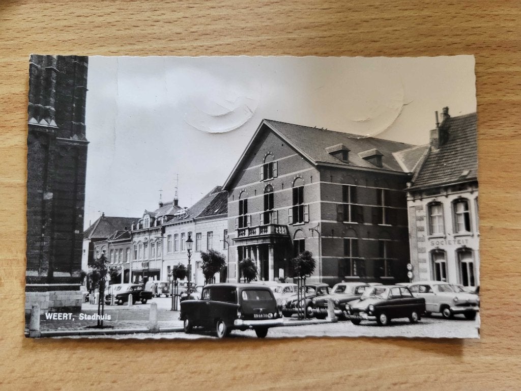 ansicht WEERT Stadhuis, Verzamelen, Ansichtkaarten | Nederland, Ophalen of Verzenden, Voor 1920, Limburg
