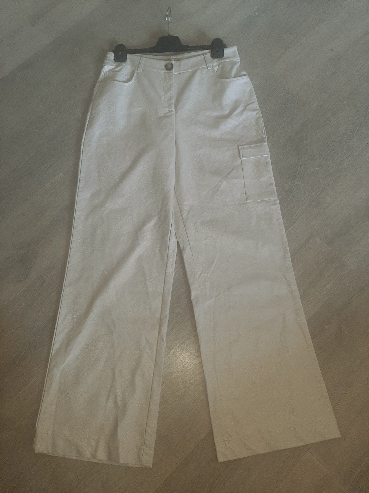 STUDIO ANNELOES leatherlook broek nieuw, Maat 38/40 (M), Studio Anneloes, Verzenden, Wit