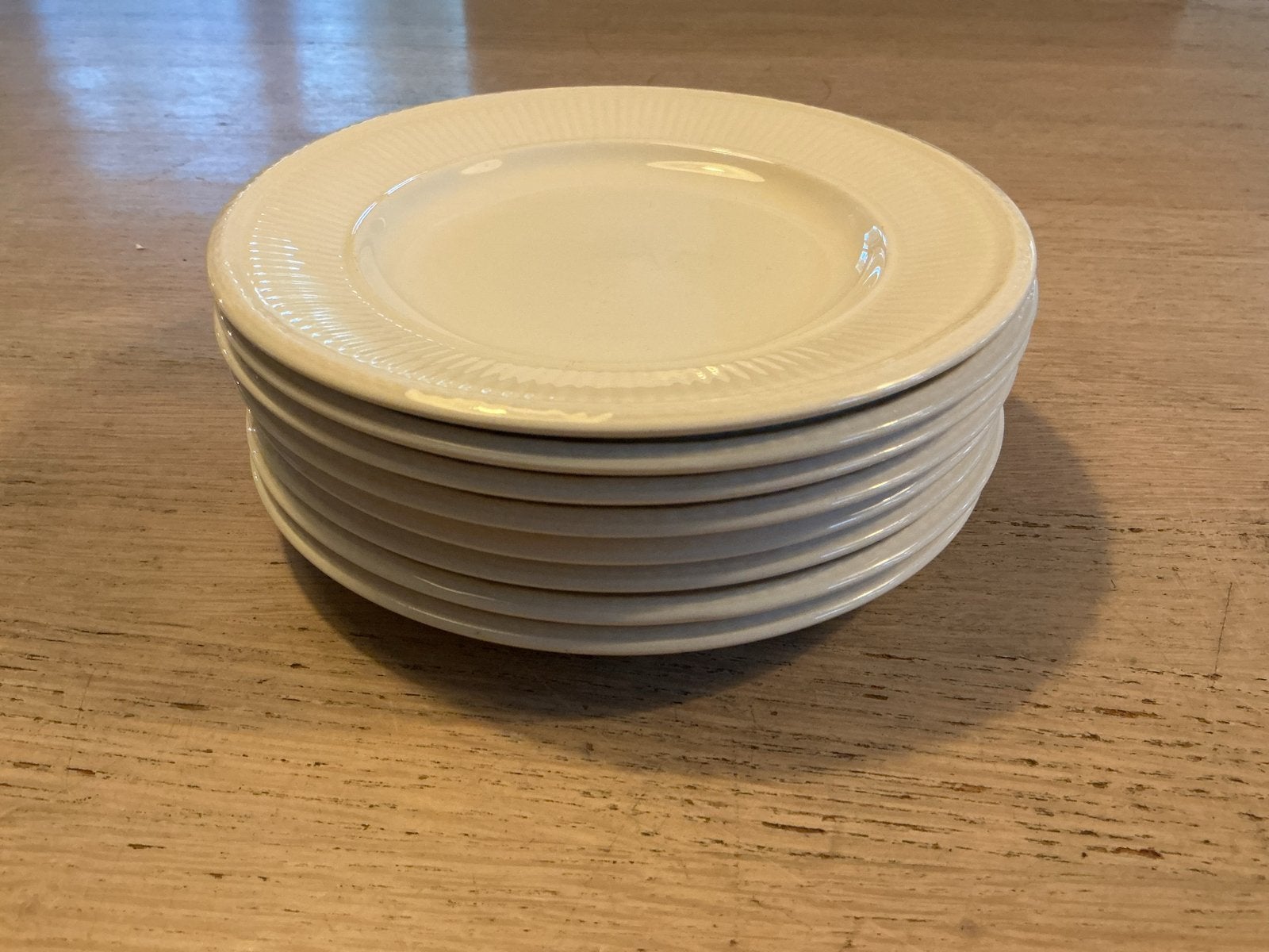8 Wedgwood Etruria Barlaston gebakschotels Wedgwood Edme, Huis en Inrichting, Keuken | Servies, Ophalen of Verzenden, Zo goed als nieuw