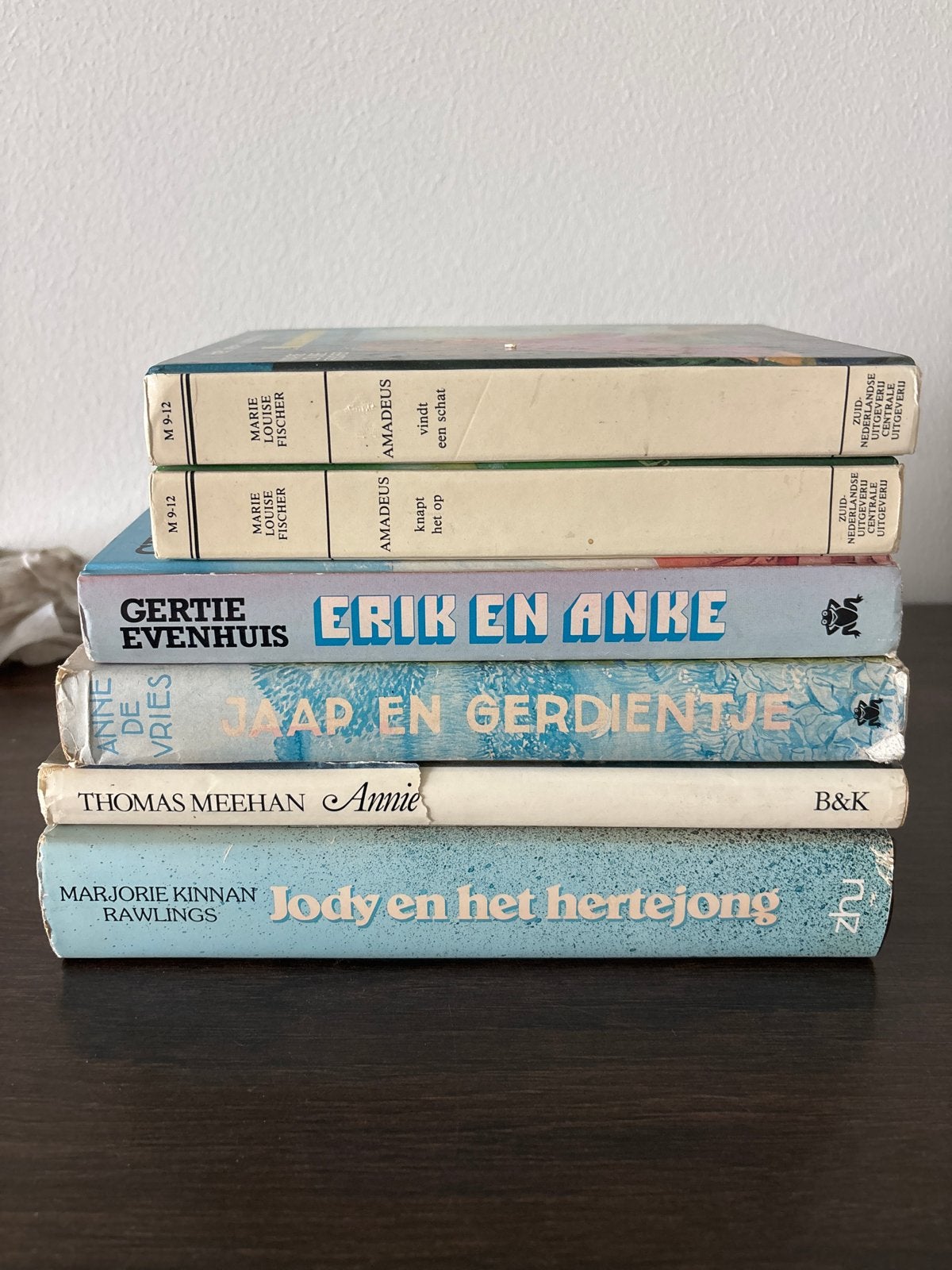 Vintage kinderboeken: Amadeus, Erik en Anke, Jaap en Gerdien, Ophalen of Verzenden, Gelezen, Fictie algemeen