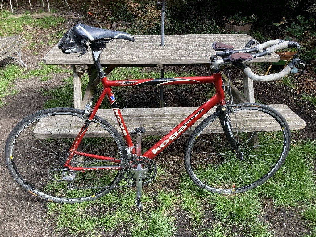 Koga Miyata Team Spirit TT- racefiets – Ultegra – maat 60, Ophalen, Gebruikt, Velgrem, 57 tot 61 cm