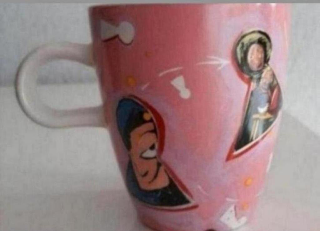 Douwe Egberts senseokopje Gluren.bij de Buren, Huis en Inrichting, Keuken | Servies, Ophalen of Verzenden, Zo goed als nieuw, Overige stijlen