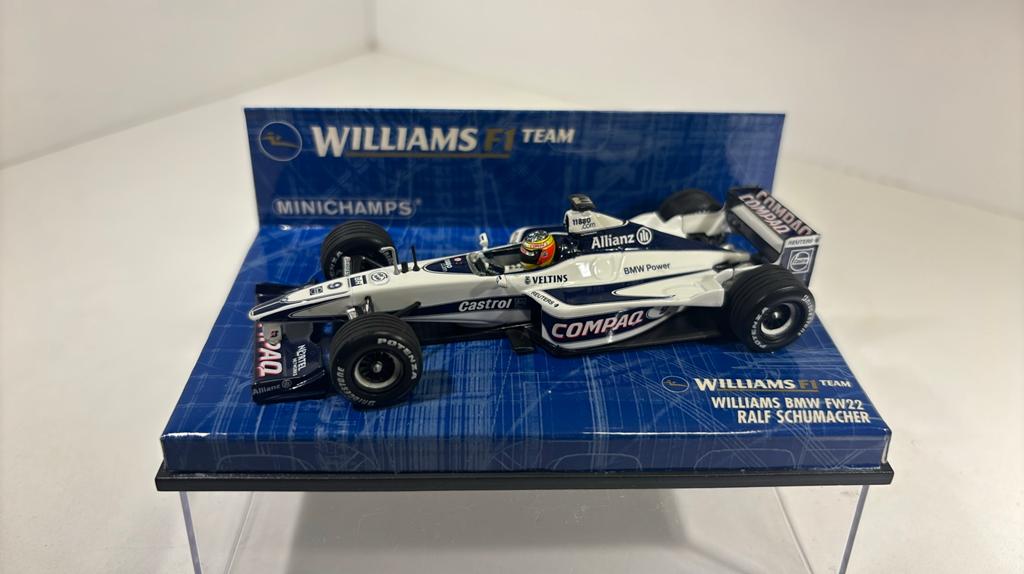 F1 bmw fw22 ralf Schumacher minichamps 1.43, Auto, Ophalen of Verzenden, MiniChamps, A