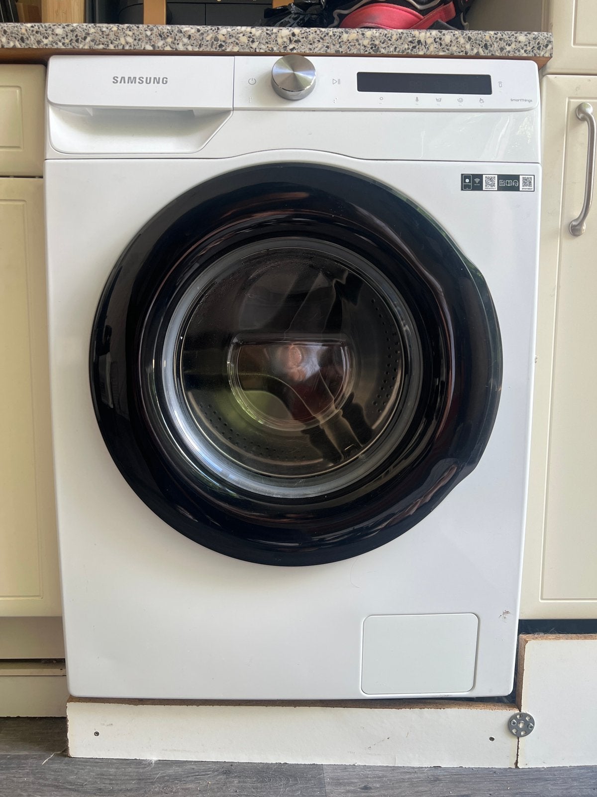 Wasmachine Samsung WW80T534DAW/S2, Witgoed en Apparatuur, Wasmachines, Zo goed als nieuw, 6 tot 8 kg, 85 tot 90 cm, 1200 tot 1600 toeren