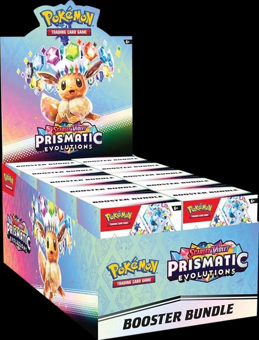 Pokémon Prismatic Evolutions Booster Bundle Display, Hobby en Vrije tijd, Verzamelkaartspellen | Pokémon, Ophalen of Verzenden