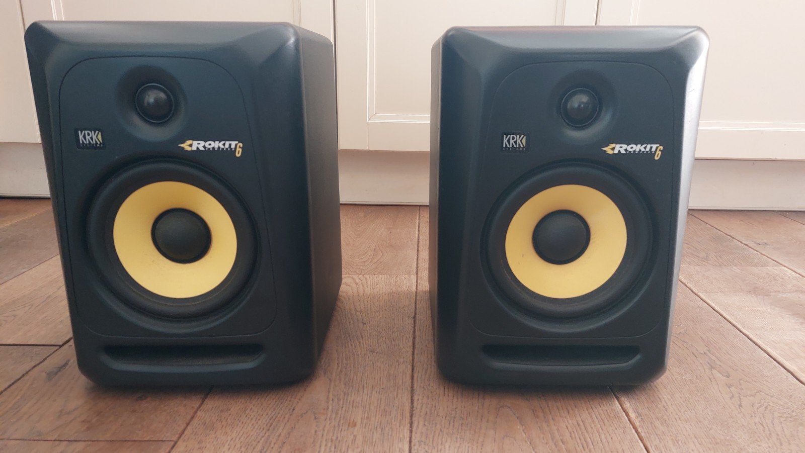 KRK Rokit 6 G2 Studiomonitoren (set van 2), Ophalen, Studiomonitor, Gebruikt, Inclusief kabels
