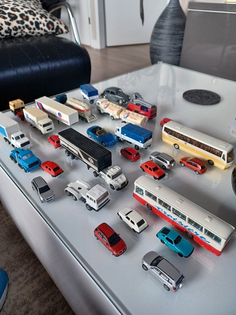 Miniatuur autootjes (± 30 stuks), Ophalen of Verzenden, Gebruikt, Auto, Overige merken