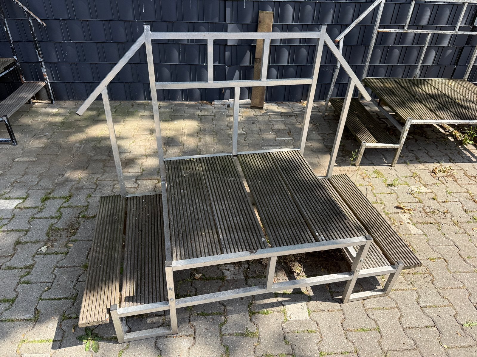 Aluminium houten trap, Ophalen, Gebruikt