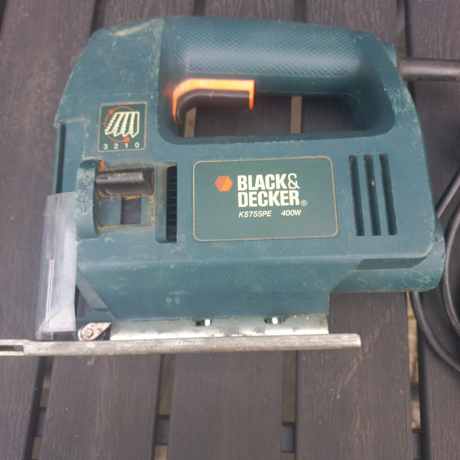 Black & Decker Pendel Decoupeerzaag KS755PE 400W, Ophalen, Gebruikt, Decoupeerzaag, Black & Decker