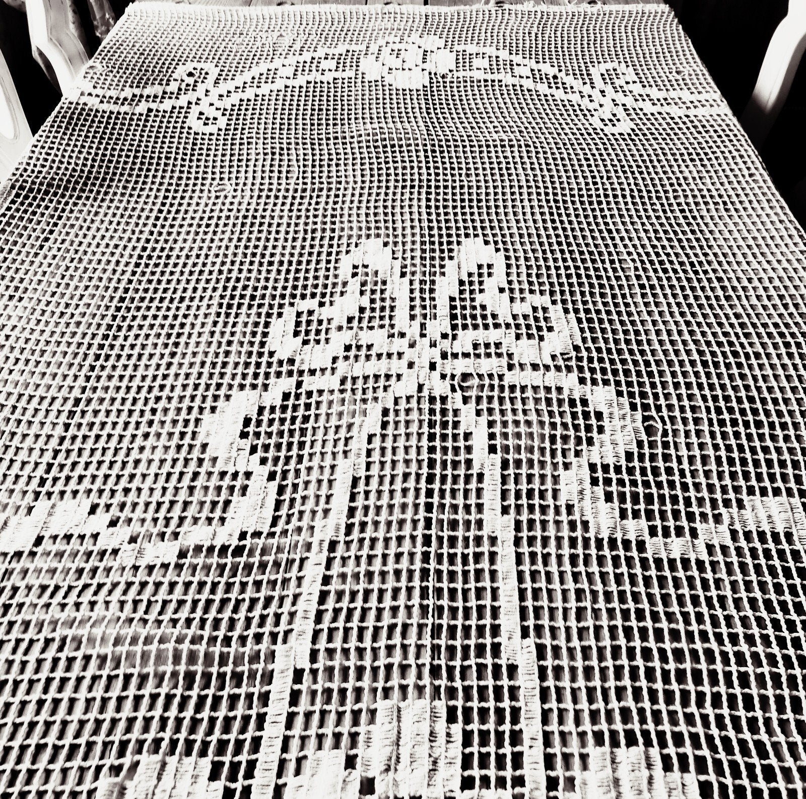 Antiek Frans gordijn*VERKOCHT*, Ophalen of Verzenden