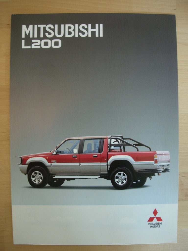 Mitsubishi L200 Pick-Up Brochure 1994 – Pickup L-200, Mitsubishi, Ophalen of Verzenden, Mitsubishi, Zo goed als nieuw