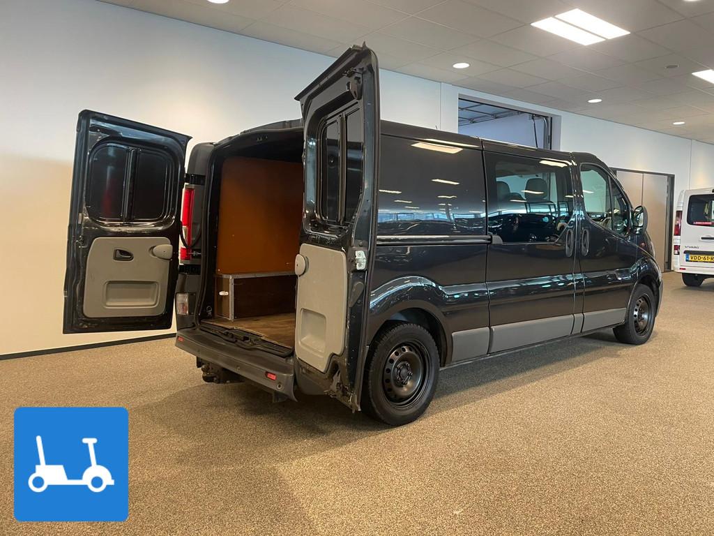 Opel Vivaro L2H1 Dubbele Cabine (MARGE) Incl. Kofferbaklift, Zwart, 4 cilinders, Zwart, Bedrijf