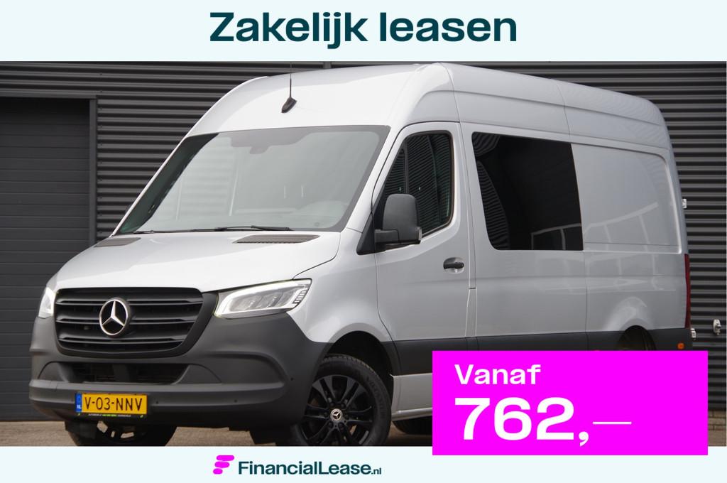 Mercedes-Benz Sprinter 319 3.0 CDI V6 L2H2 AUT. DC-5P, LED,, Auto's, Bestelauto's, Bedrijf, Lease, Financial lease, ABS, Airconditioning