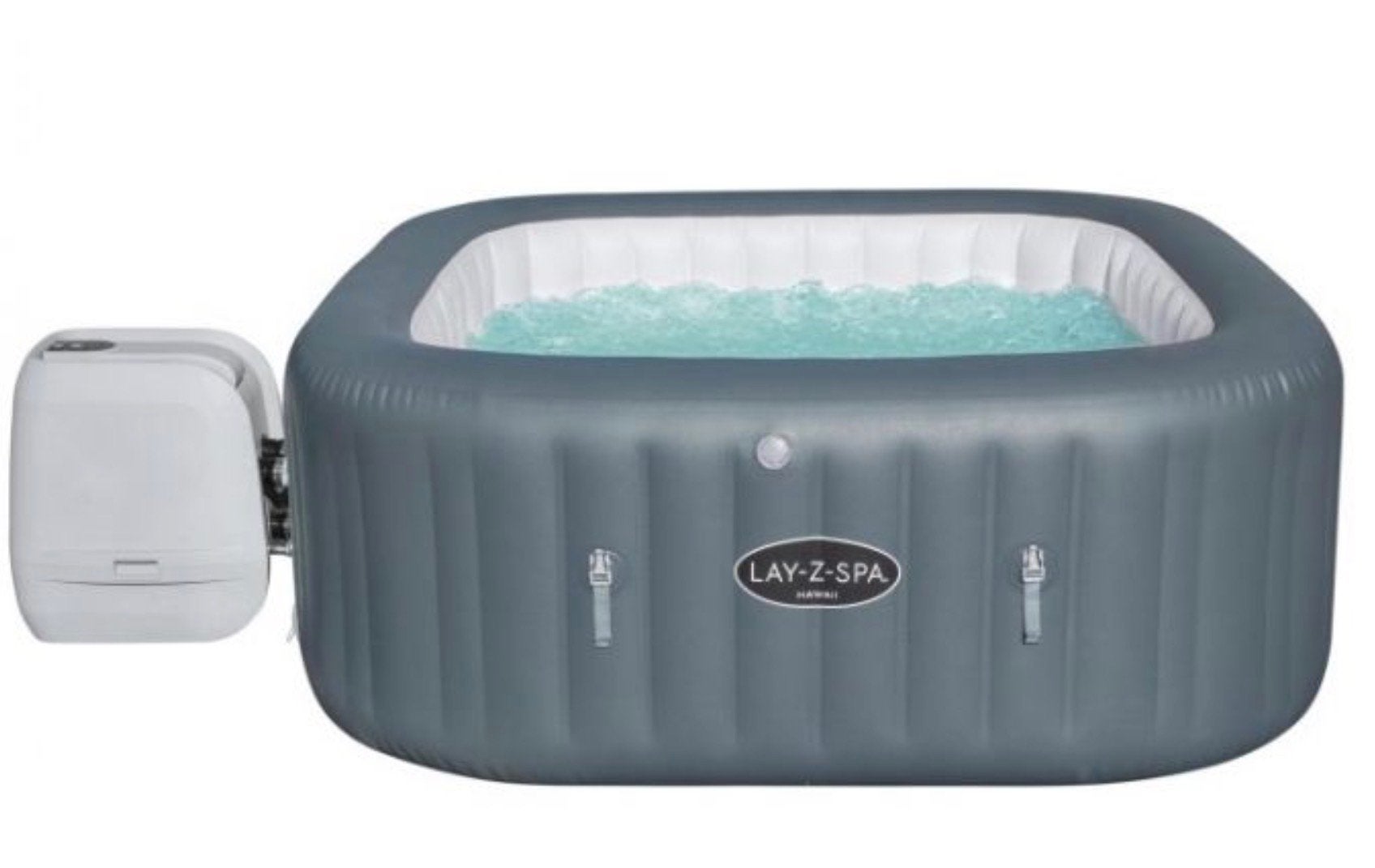 Bestway Lay-Z-Spa Hawaii HydroJet (2021) incl. veel extra's!, Tuin en Terras, Ophalen, Gebruikt, Filter, Opblaasbaar