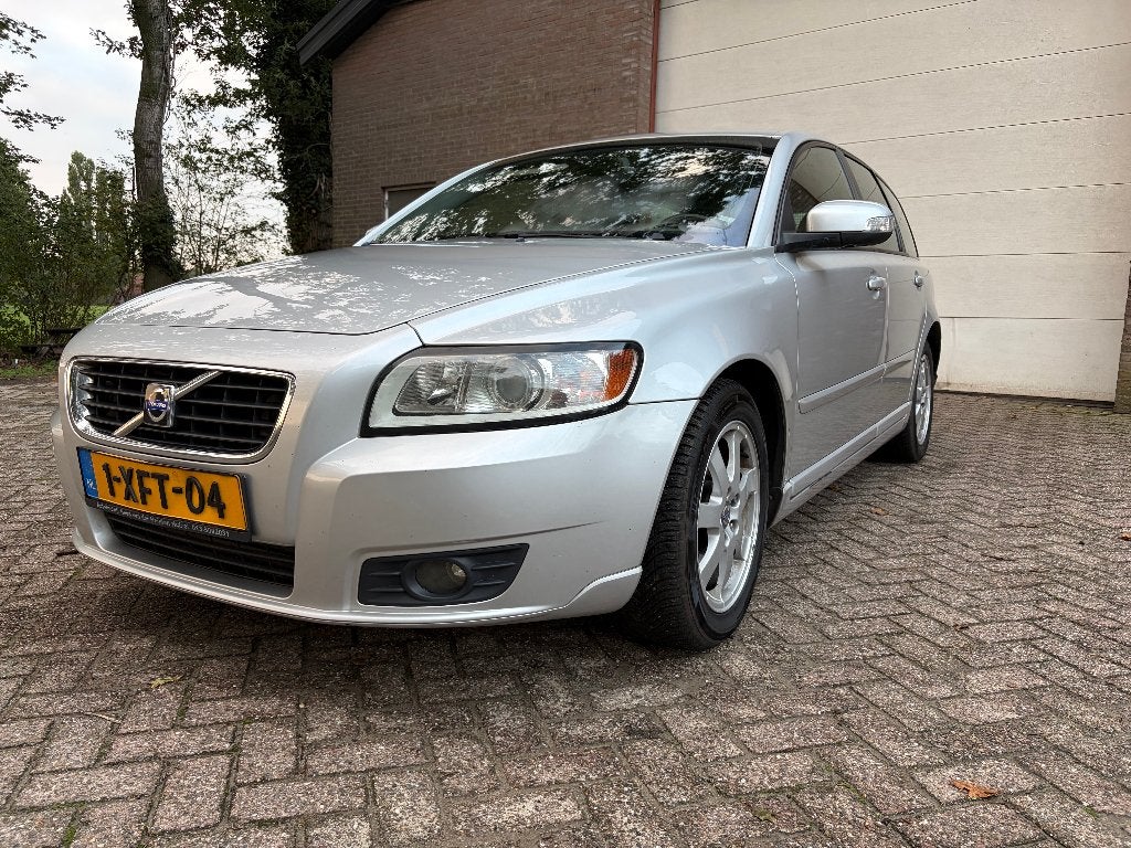 Volvo V50 2.0 Diesel, Auto's, Voorwielaandrijving, Zwart, 4 cilinders, Stationwagon
