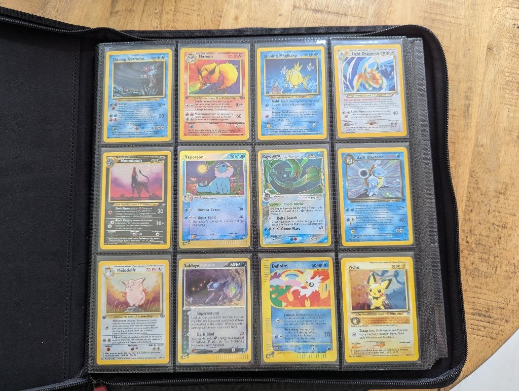 Vintage Pokémon collectie (eigen jeugdcollectie), Ophalen, Gebruikt, Meerdere kaarten, Foil