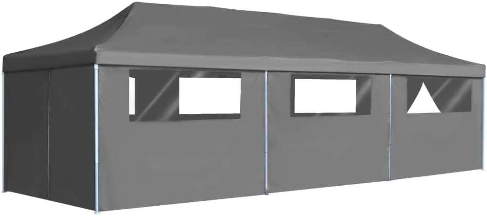 Pop-Up Easy-Up-Tent Vouwtent. Partytent. 3x9m Antraciet., Tuin en Terras, Partytenten, Opvouwbaar, Partytent, Nieuw, 8 meter of meer