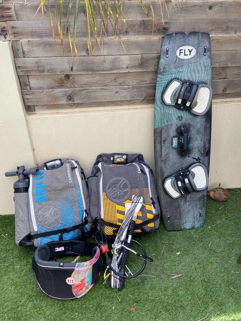 Complete kiteset, Watersport en Boten, Kitesurfen, Ophalen, Gebruikt, Kitesurf-set, Twintip