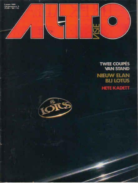 Autovisie 5 1988 : Opel Kadett GSi 16V - Lotus Esprit Turbo, Ophalen of Verzenden, Gelezen, Algemeen